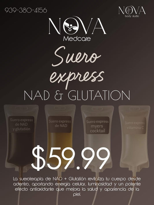 Suero express NAD & GLUTATION